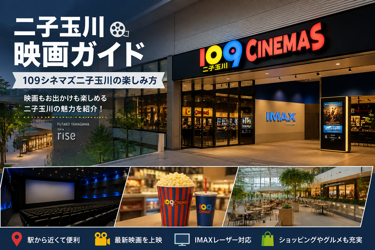二子玉川の109シネマズで映画を楽しむイメージ